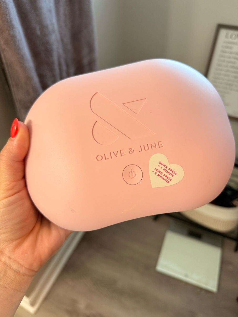 Olive & June Pink Nail Lamp